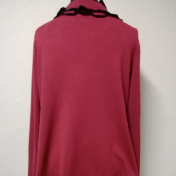 BNWT Belldini red/black ruffle cardigan - Picture 6 of 13